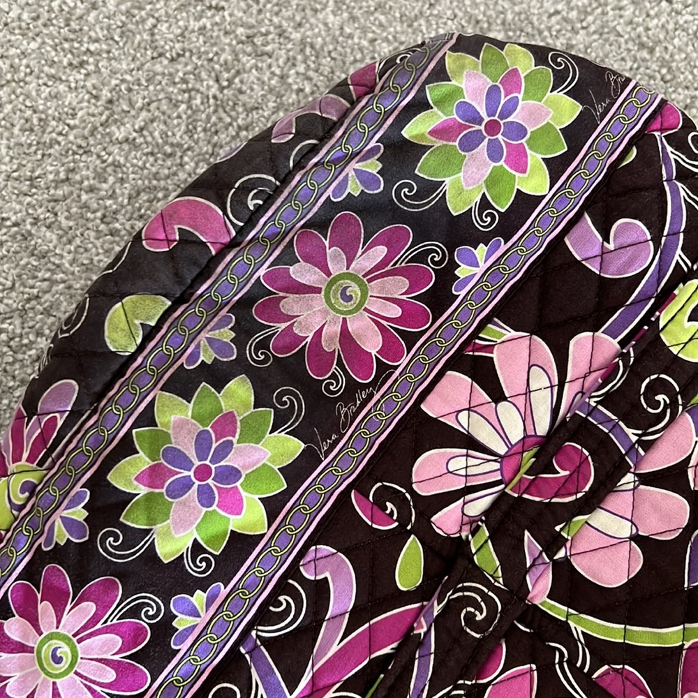 Vera Bradley large duffel • Pink and Brown Floral - Picture 7 of 8